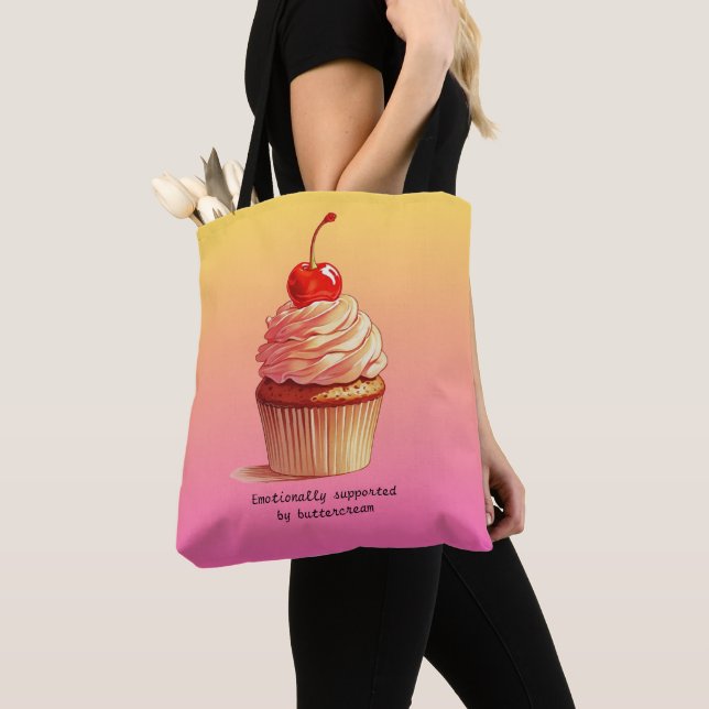 Lustiger Cupcake Emotional Support durch Buttercre (Von Nahem)