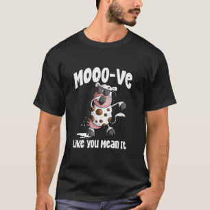 Lustiger Dab Tanz Kuh Coole tanzende Farmtiere für T-Shirt