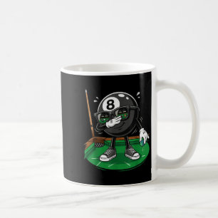 Lustiger Dabbing 8 Ball Pool Spieler Billard Team  Kaffeetasse