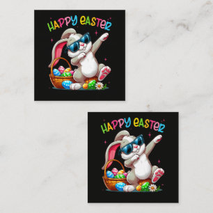 Lustiger Dabbing-Hase Ostern Frohe Ostern Begleitkarte