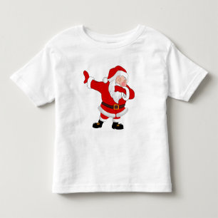 Lustiger Dabbing-Weihnachtsmann-Kinder-Weihnachtsg Kleinkind T-shirt
