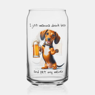 Lustiger Dachshund Dosenglas