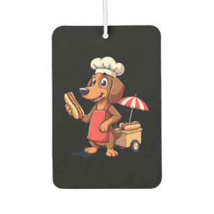 Lustiger Dachshund-Hund Weenie Wurst Hotdog Sandwi Autolufterfrischer