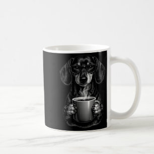 Lustiger Dachshund-Kaffee-Liebhaber intelligenter Kaffeetasse