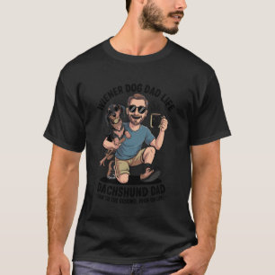 Lustiger Dachshund-Vater Hundeliebhaber Doxie Vate T-Shirt