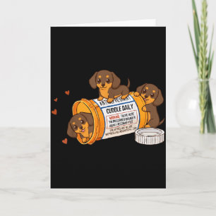 Lustiger Dachshund Weenie Anti-Depressivum Zoo Mam Karte