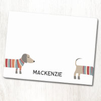 Lustiger Dachshund Wiener Dog personalisiert