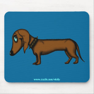 Lustiger Dackel mousepad Entwurf