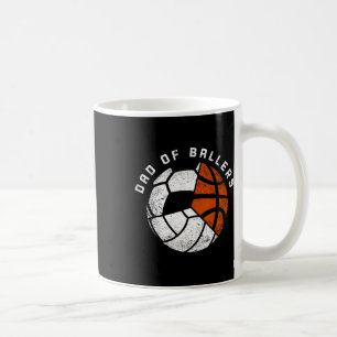 Lustiger Dad von Llers Volleyll Soccer Sketll Dad Kaffeetasse