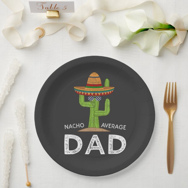 Lustiger Dad-Witz _ Lustiger Spruch Dad Pappteller (Hochzeit)