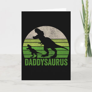 Lustiger Daddy Dinosaur Vater Lustiges Vatertagsge Karte