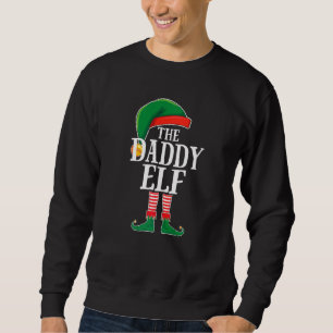 Lustiger Daddy Elf Familien-Gruppen-Weihnachts-Pa Sweatshirt