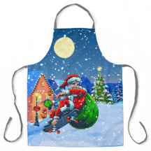 Lustiger Daddy Skateboard Weihnachtsmann