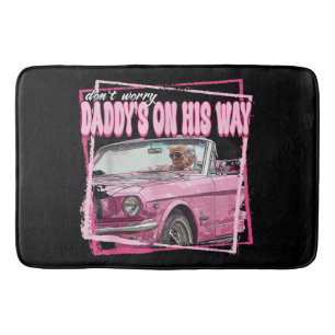 Lustiger Daddy's Home Trump Pink 2024 Holt Amerika Badematte