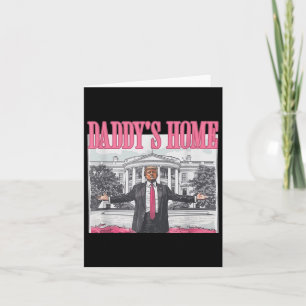 Lustiger Daddy's Home Trump Pink 2024 Holt Amerika Karte