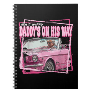 Lustiger Daddy's Home Trump Pink 2024 Holt Amerika Notizblock