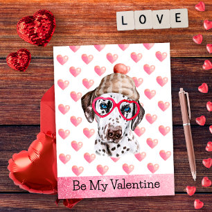 Lustiger Dalmatiner Sei Mein Valentinstag Hund Val Feiertagspostkarte