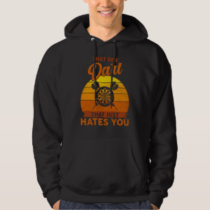 Lustiger Dart Dart Spieler Dort Dart Design Dar Hoodie