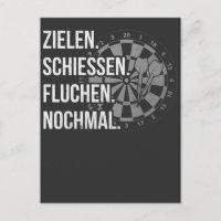 Lustiger Dart Spruch Dartscheibe