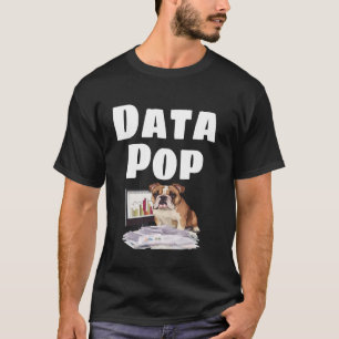 Lustiger Daten-Pop-Analyst Nummer-Geek-Buchhalter  T-Shirt