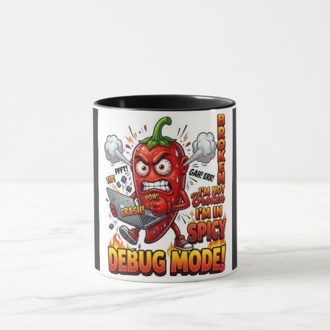 Lustiger Debug-Modus-Kaffeebecher | Programmiererg Tasse (Zentrum)