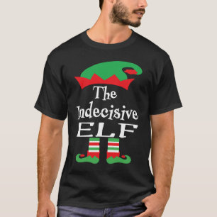 Lustiger Der unentschlossene Elf Weihnachten pass T-Shirt