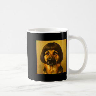 Lustiger Deutscher Schäferhund Bob Frisur Hund Mem Kaffeetasse