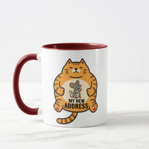 Lustiger dicker Katz-und-Maus-Becher - Meine süße Tasse
