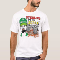 Lustiger Diebstahl für das T-Shirt der