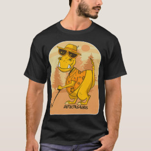 Lustiger Dino-Metalldetektor Detectasaurus Pullove T-Shirt