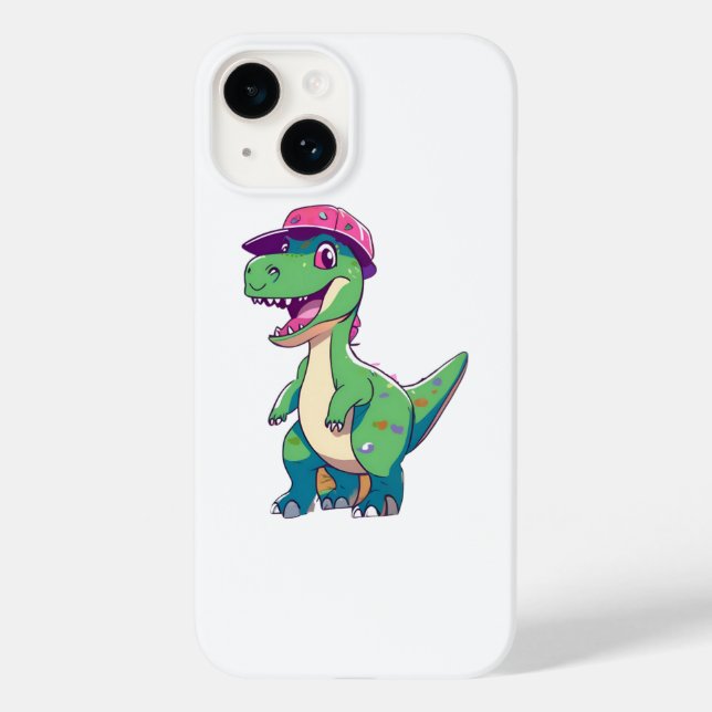 lustiger Dinosaurier Case-Mate iPhone Hülle (Rückseite)
