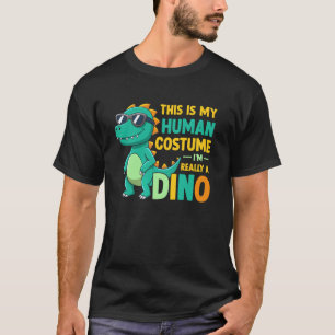 Lustiger Dinosaurier - Das ist mein menschliches K T-Shirt