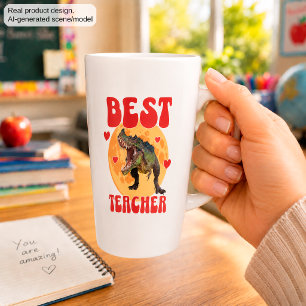Lustiger Dinosaurier Dino Bester Lehrer Milchtasse