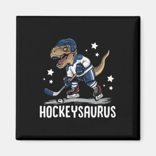 Lustiger Dinosaurier-Hockey-Hockeysaurus Kinder Ho Magnet