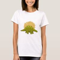 Lustiger Dinosaurier mit Pommes frites