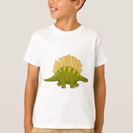 Lustiger Dinosaurier mit Pommes Frites T-Shirt