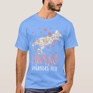 Lustiger Dinosaurier-Sanitäter-Nurse Life RN Krank T-Shirt