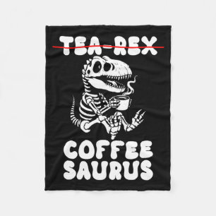 Lustiger Dinosaurier-Skelett-Kostüm Goth Tea-Rex Fleecedecke