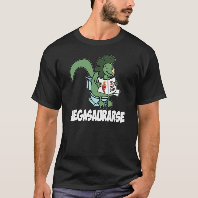 Lustiger Dinosaurier T-Shirt (Vorderseite)