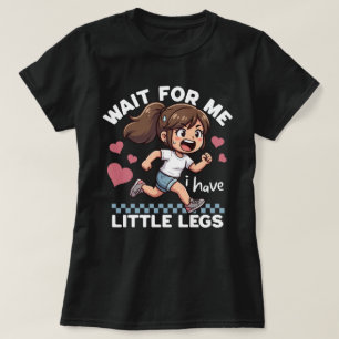 Lustiger Dinosaurier Warte Auf Mich Ich Habe Klein T-Shirt