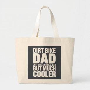Lustiger Dirt Bike Dad Humor Kühler Motocross Vate Jumbo Stoffbeutel
