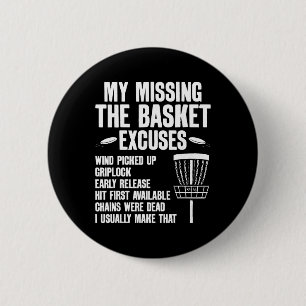 Lustiger Disc-Golf-Baum-Magnet _1 Button