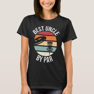 Lustiger Disc Golf Bester Onkel By Par Frisbee Vat T-Shirt