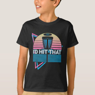 Lustiger Disc-Golf-Spieler Retro Ich Würde Den Tre T-Shirt