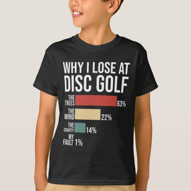 Lustiger Disc-Golf-Spruch Frisbee-Werfer Disc Golf T-Shirt (Vorderseite)