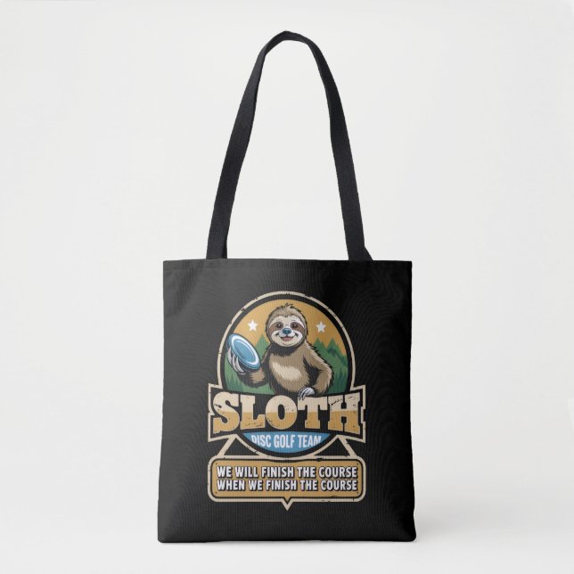 Lustiger Disc-Golfer Faultier Disc-Golf-Spieler Go (Vorderseite)