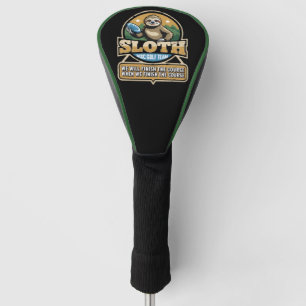 Lustiger Disc-Golfer Faultier Disc-Golf-Spieler Go Golf Headcover