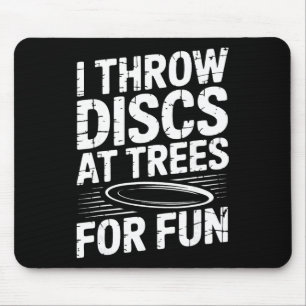 Lustiger Discgolfplatz Mousepad