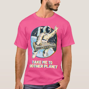 Lustiger Dj Spaceman Edm Gear Rave Techno Musik T-Shirt