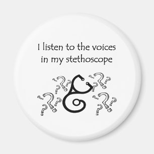 Lustiger Doktor oder Krankenschwester-T - Shirts Magnet